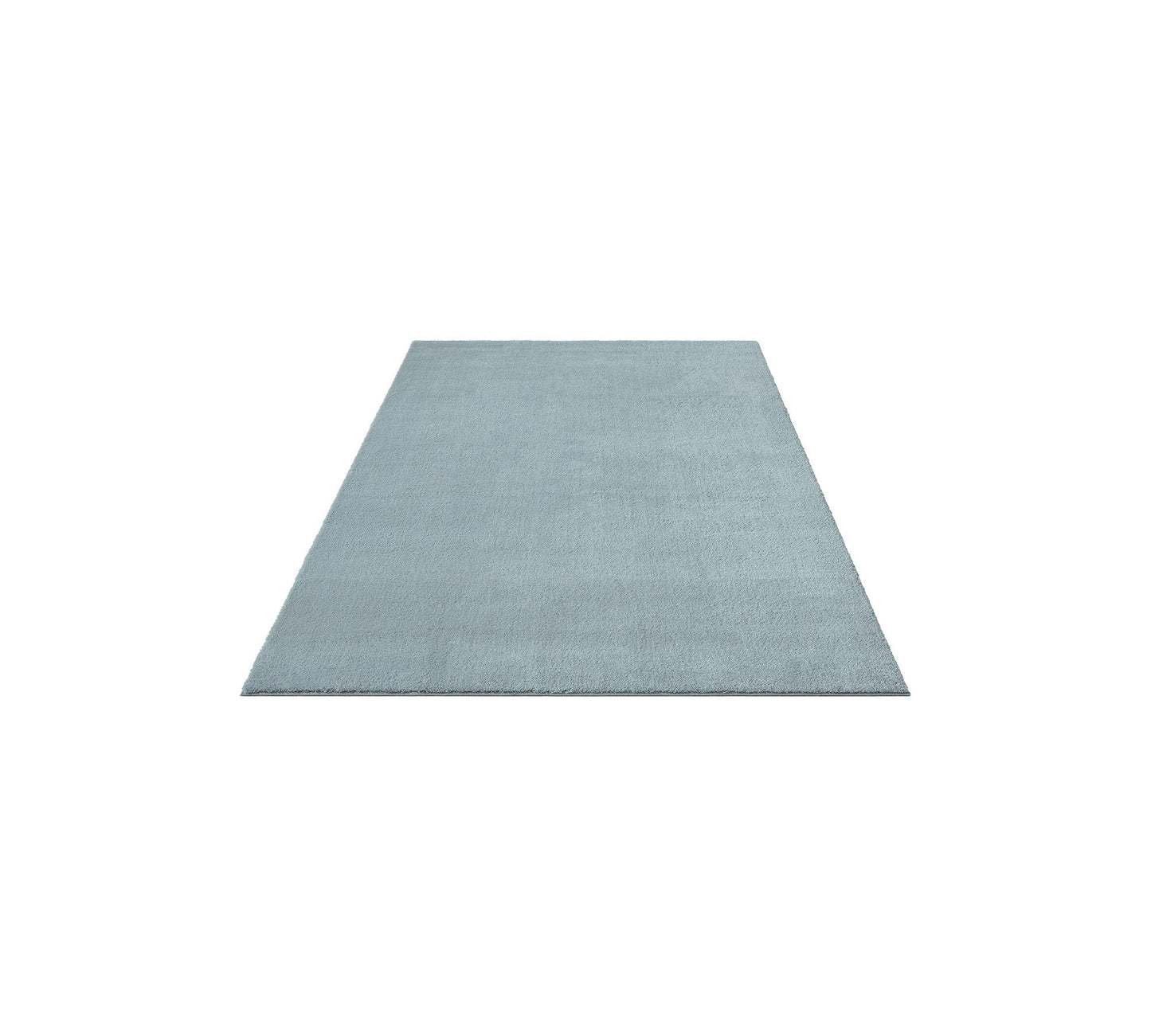 Teppich Seidenflair Blau rechteckig - 200cm x 140cm