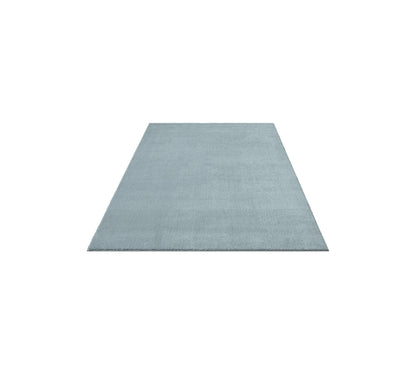 Teppich Seidenflair Blau rechteckig - 200cm x 140cm