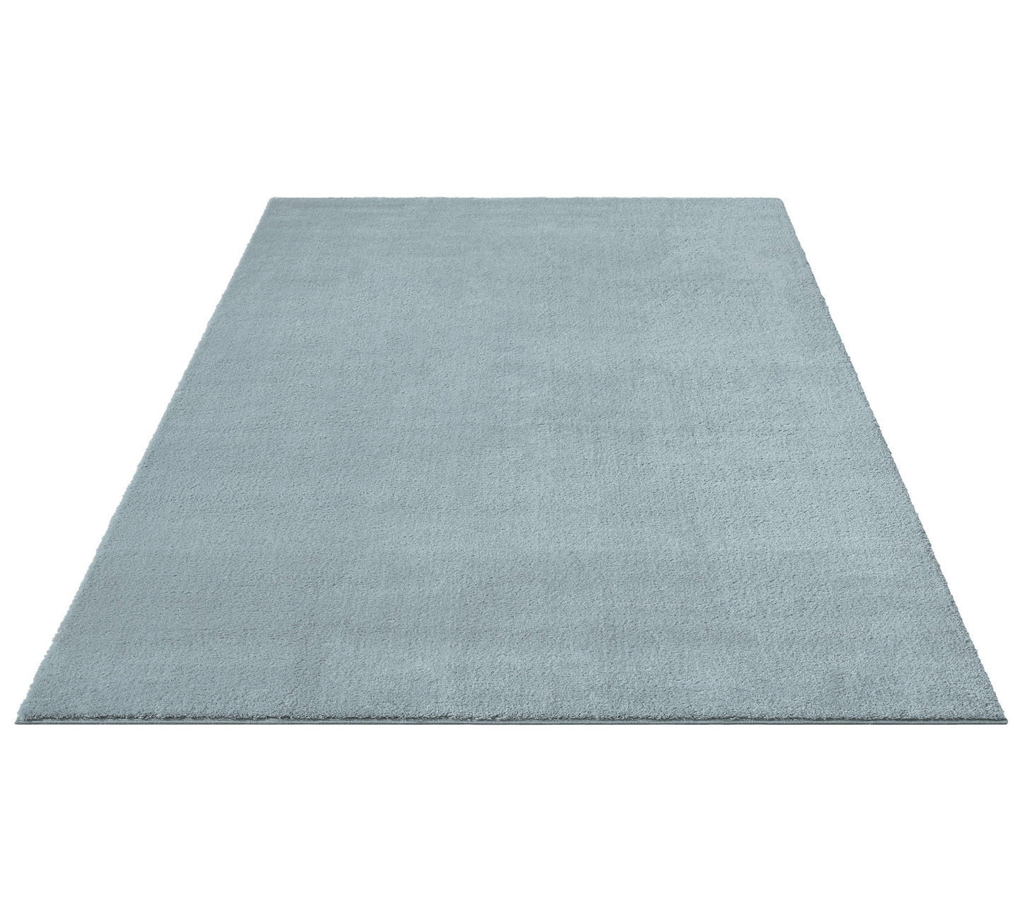 Teppich Seidenkomfort Blau rechteckig - 340cm x 240cm