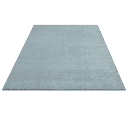 Teppich Seidenkomfort Blau rechteckig - 340cm x 240cm