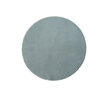 Teppich Wohnglanz Blau rund - 120cm x 120cm