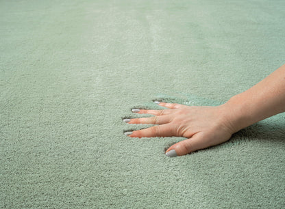 Teppich Wohnkomfort Grün rechteckig - 340cm x 240cm