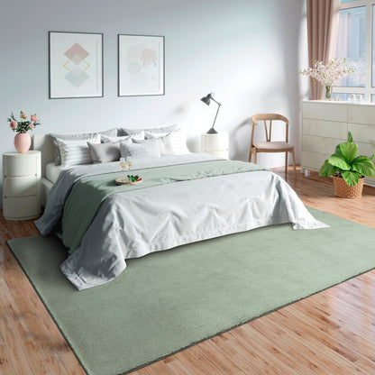 Teppich Wohnkomfort Grün rechteckig - 340cm x 240cm