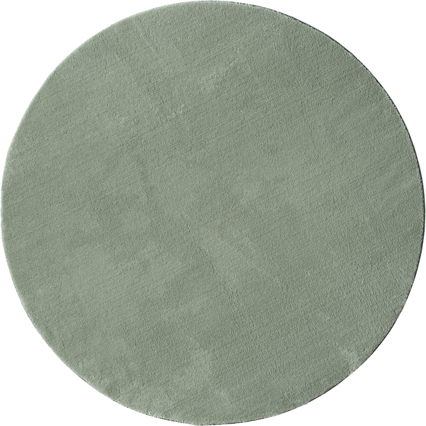 Teppich Wohnruhe Grün rund - 200cm x 200cm