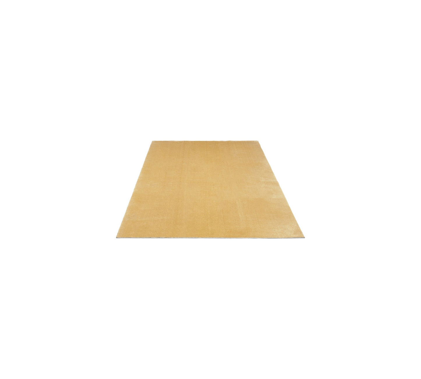 Teppich Kuschelsamt Gold rechteckig - 150cm x 80cm