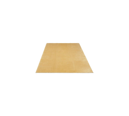 Teppich Kuschelsamt Gold rechteckig - 150cm x 80cm