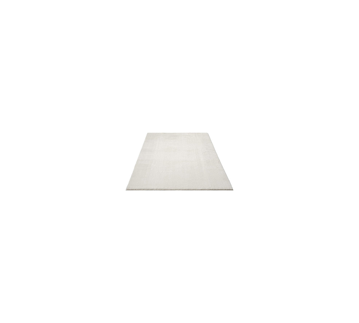 Teppich Kuschelsamtflair Creme rechteckig - 110cm x 60cm