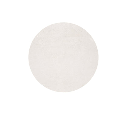 Teppich Edelschimmer Creme rund - 120cm x 120cm