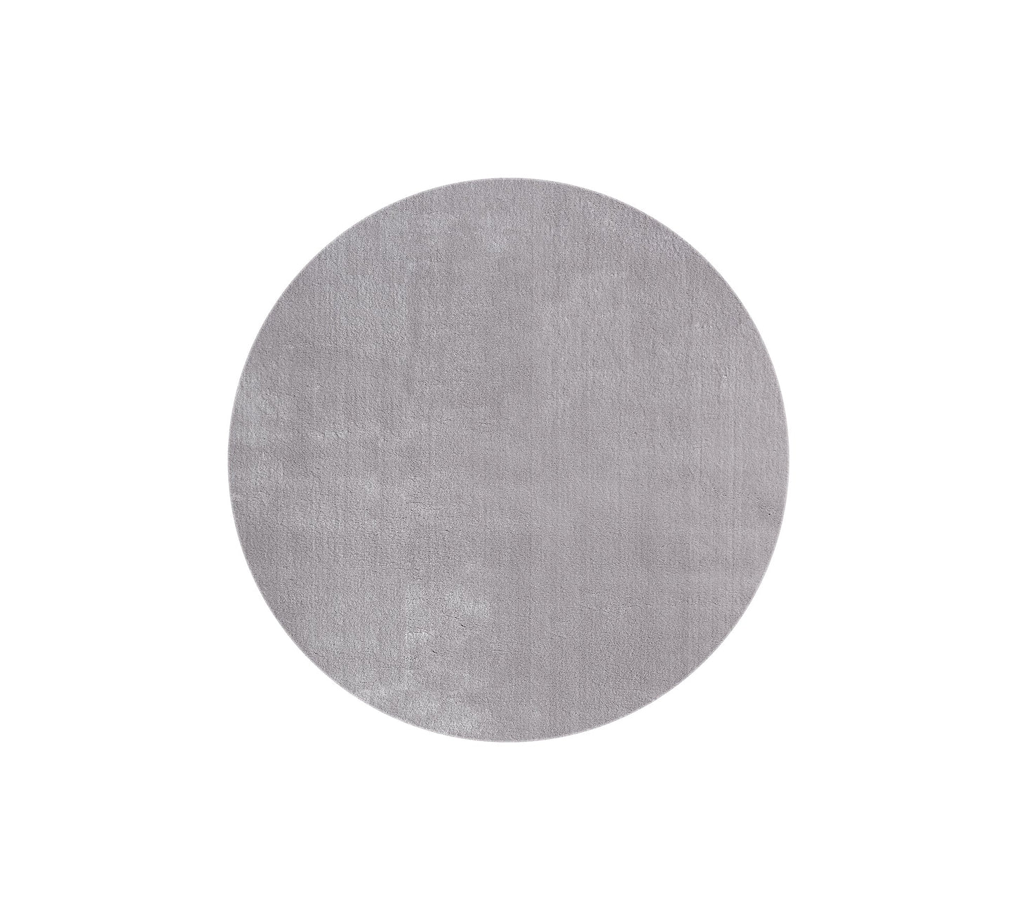 Teppich Morgenflair Grau rund - 120cm x 120cm