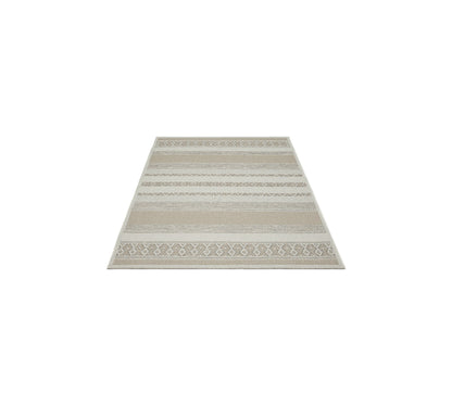 Teppich Wüstenband Grau rechteckig - 160cm x 120cm