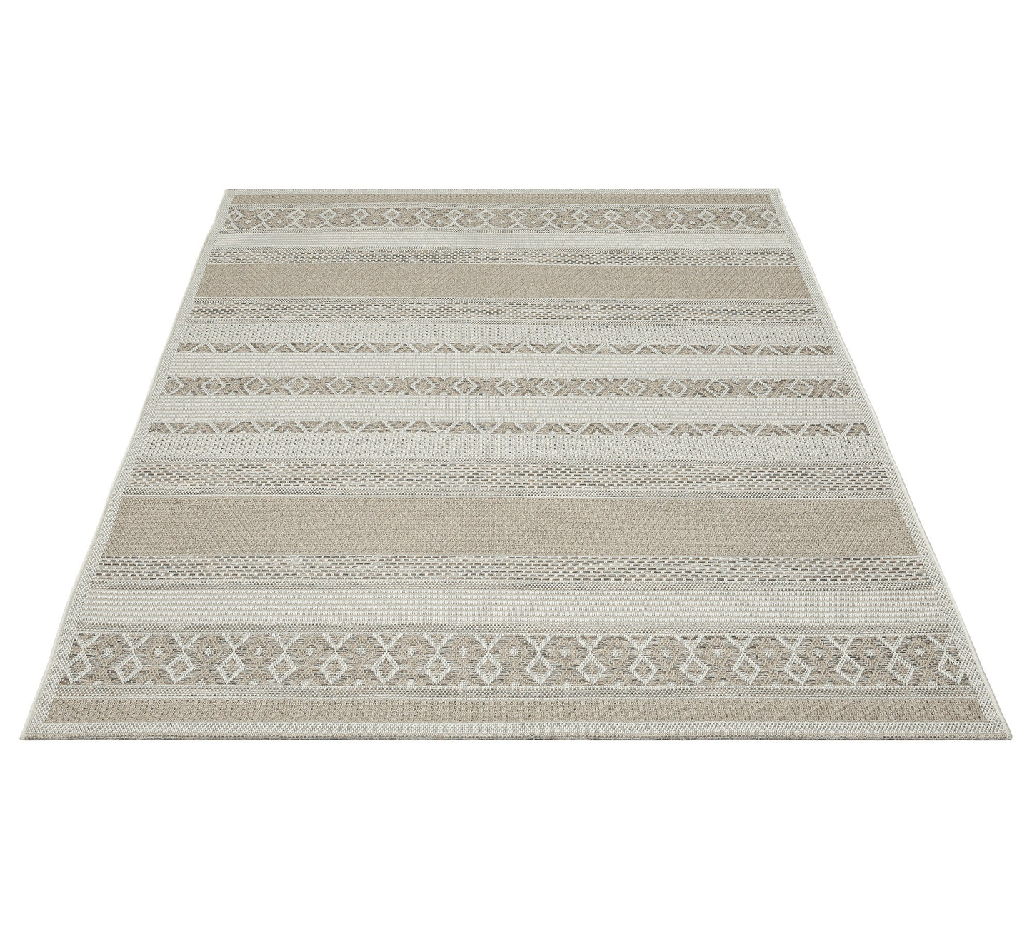 Teppich Karawanenmuster Grau rechteckig - 280cm x 200cm