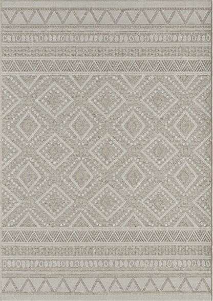 Teppich Wüstenraute Beige rechteckig - 160cm x 120cm