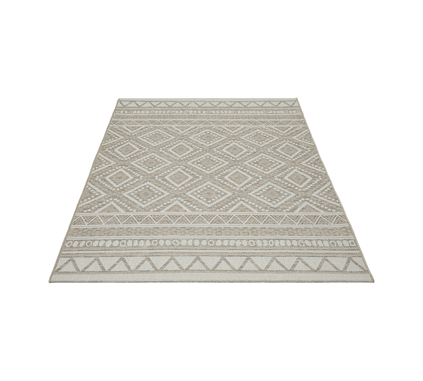 Teppich Oasenraute Beige rechteckig - 220cm x 160cm