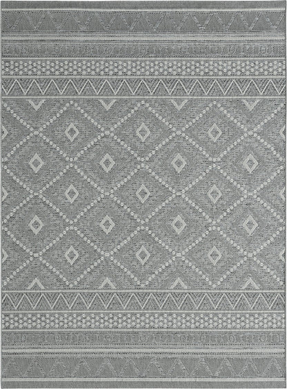 Teppich Berbermosaik Grau rechteckig - 280cm x 200cm