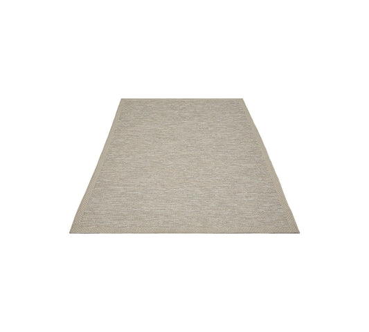 Teppich Webstruktur Grau, Beige rechteckig - 180cm x 67cm