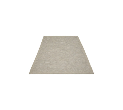 Teppich Leinengeflecht Grau, Beige rechteckig - 150cm x 80cm