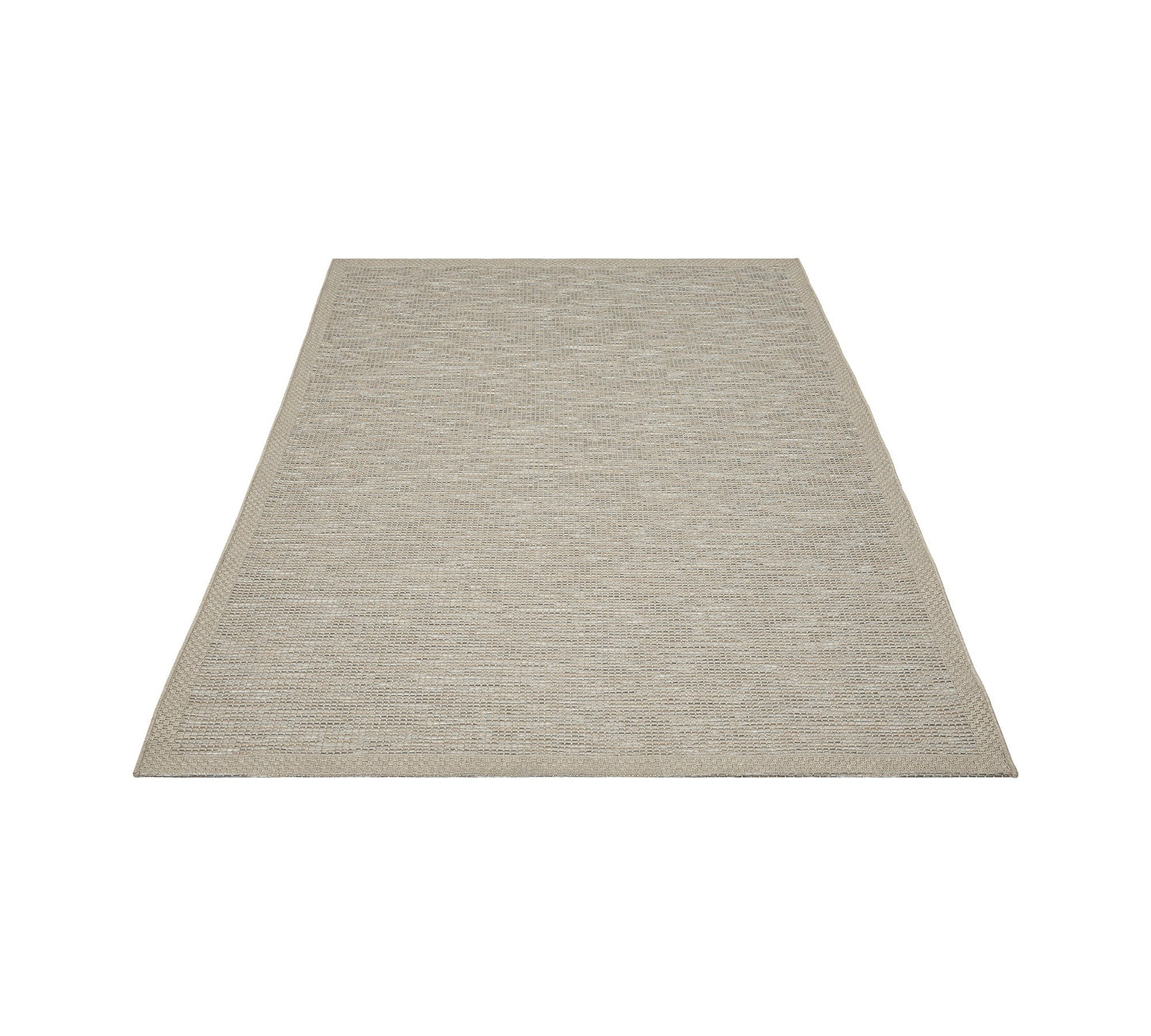 Teppich Feinstruktur Grau, Beige rechteckig - 220cm x 160cm