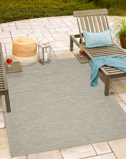 Teppich Webruhe Grau, Beige rechteckig - 280cm x 200cm