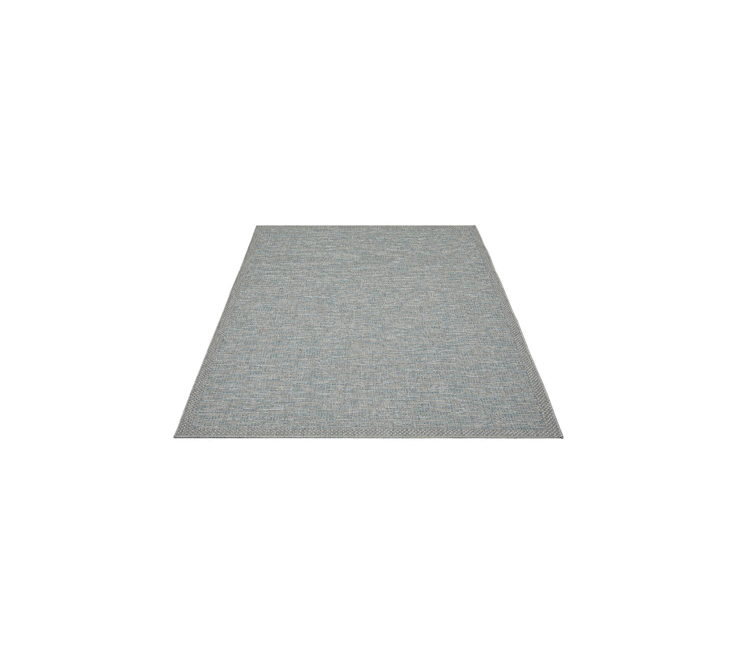 Teppich Leinenflair Turquoise rechteckig - 150cm x 80cm