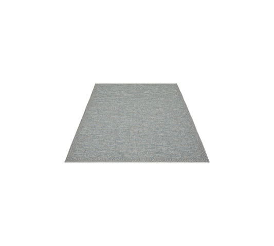 Teppich Leinenflair Turquoise rechteckig - 150cm x 80cm