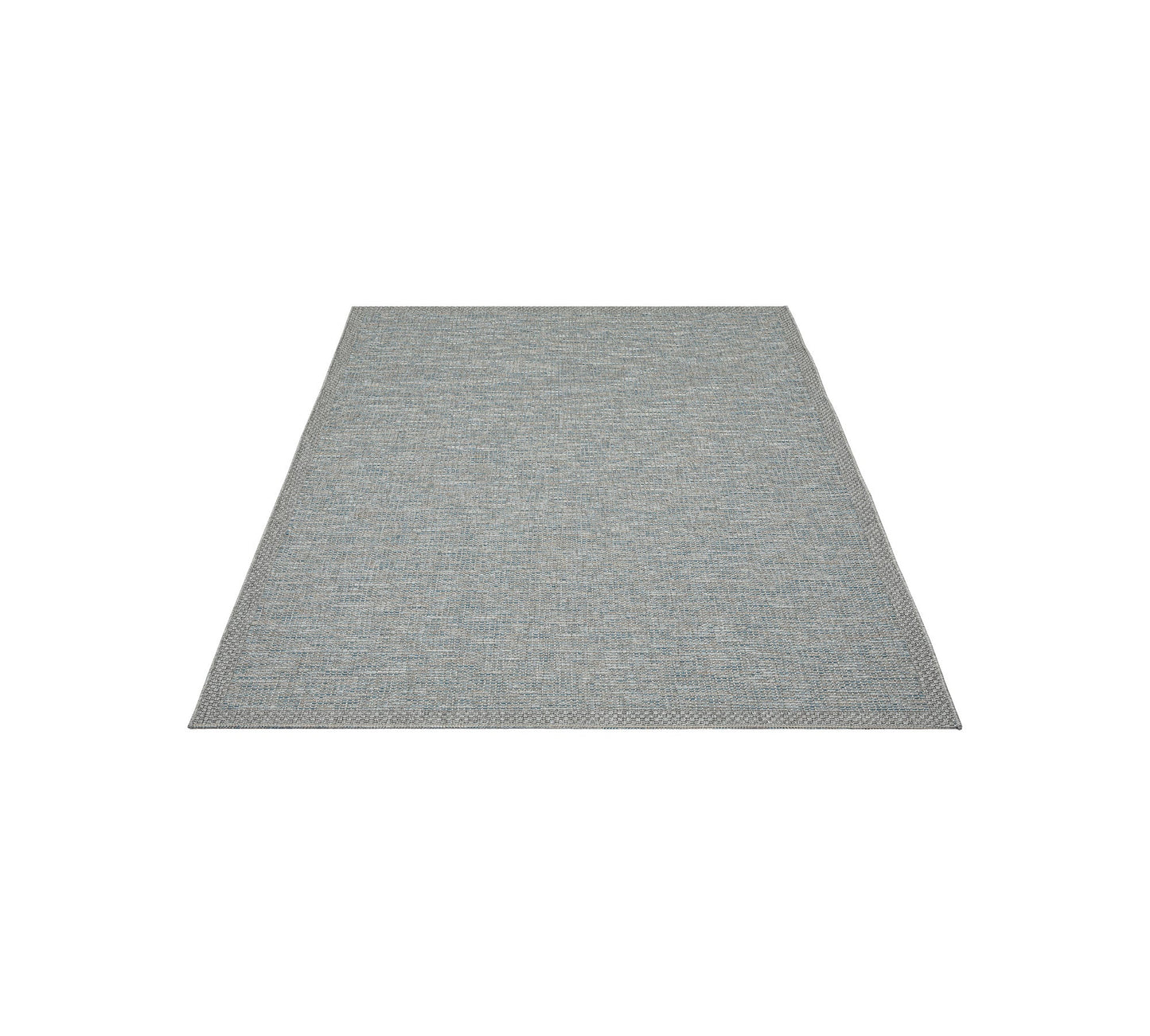 Teppich Gewebeschimmer Turquoise rechteckig - 200cm x 140cm