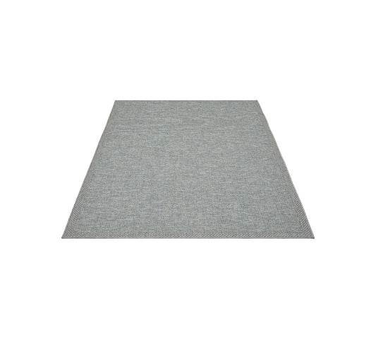 Teppich Gewebeschimmer Turquoise rechteckig - 200cm x 140cm