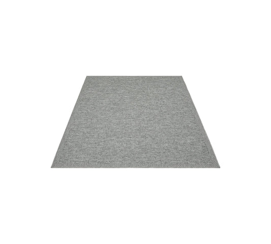 Teppich Faserharmonie Grau rechteckig - 180cm x 67cm