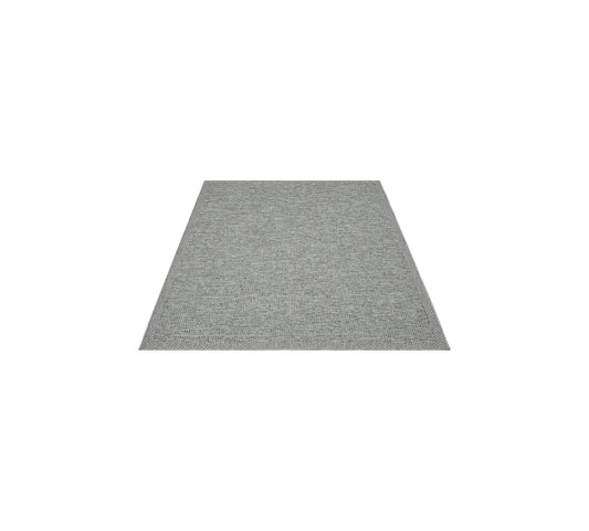 Teppich Leinenruhe Grau rechteckig - 160cm x 120cm