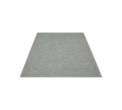 Teppich Strukturoase Grau rechteckig - 200cm x 140cm