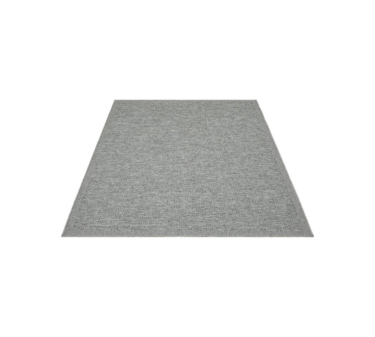 Teppich Strukturoase Grau rechteckig - 200cm x 140cm