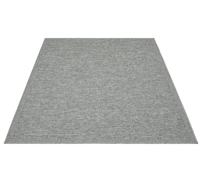 Teppich Fadenschimmer Grau rechteckig - 280cm x 200cm