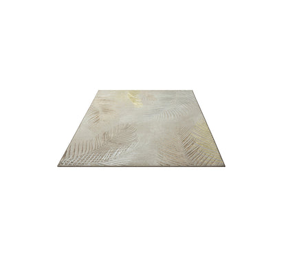 Teppich Blattgeflüster Creme rechteckig - 200cm x 140cm