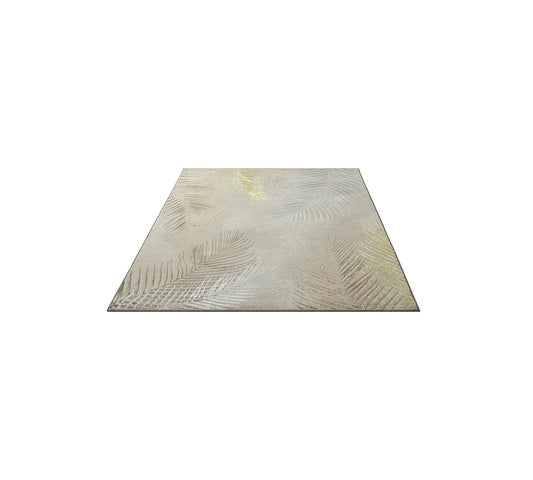 Teppich Blattgeflüster Creme rechteckig - 200cm x 140cm