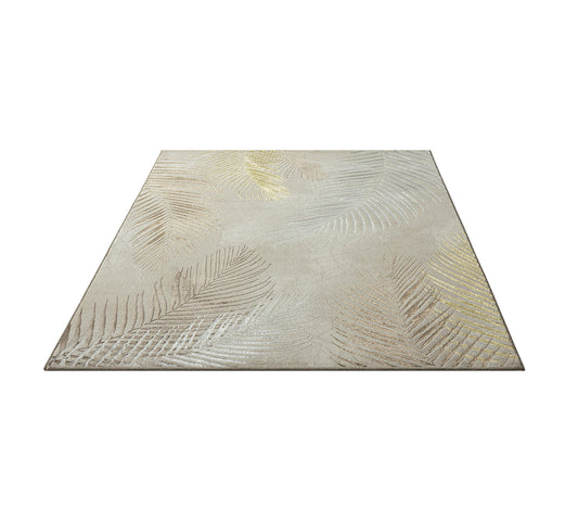 Teppich Blättergarten Creme rechteckig - 290cm x 200cm
