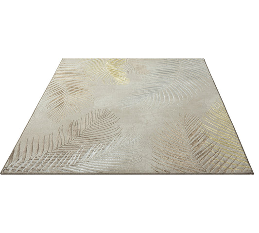 Teppich Dschungelruhe Creme rechteckig - 340cm x 240cm