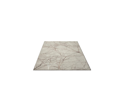 Teppich Marmorzweig Creme rechteckig - 150cm x 80cm
