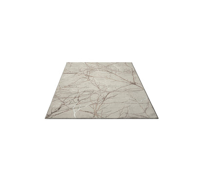 Teppich Adergeflecht Creme rechteckig - 170cm x 120cm