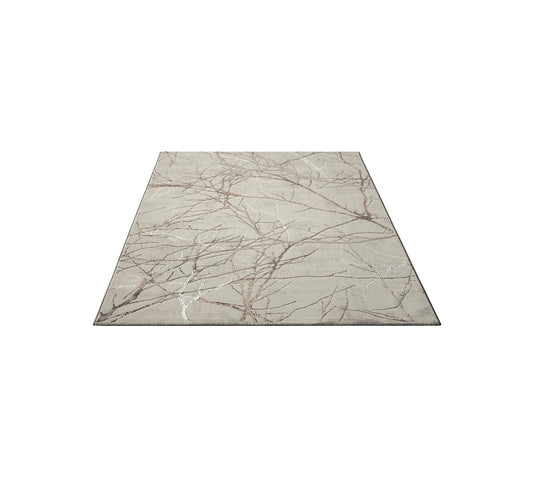 Teppich Marmorgeäst Creme rechteckig - 200cm x 140cm