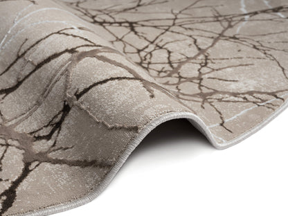 Teppich Marmorlinien Beige rechteckig - 150cm x 80cm