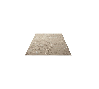 Teppich Marmorlinien Beige rechteckig - 150cm x 80cm