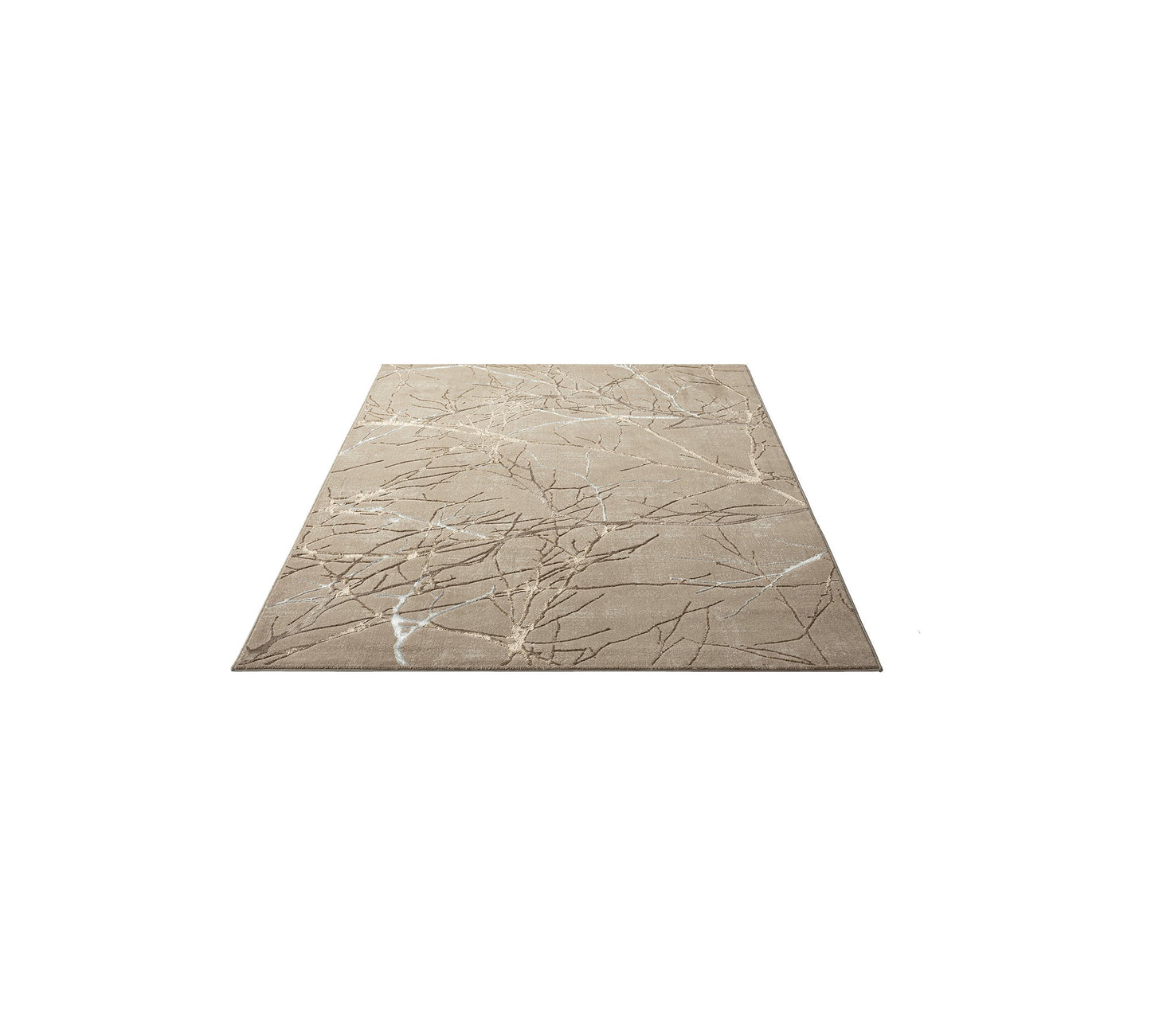 Teppich Marmorpfad Beige rechteckig - 170cm x 120cm
