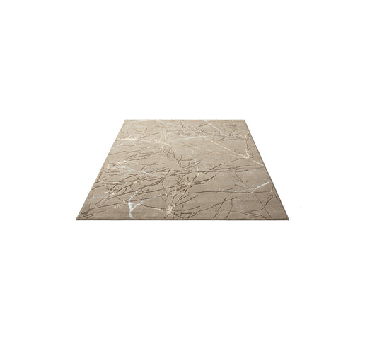 Teppich Marmorpfad Beige rechteckig - 170cm x 120cm