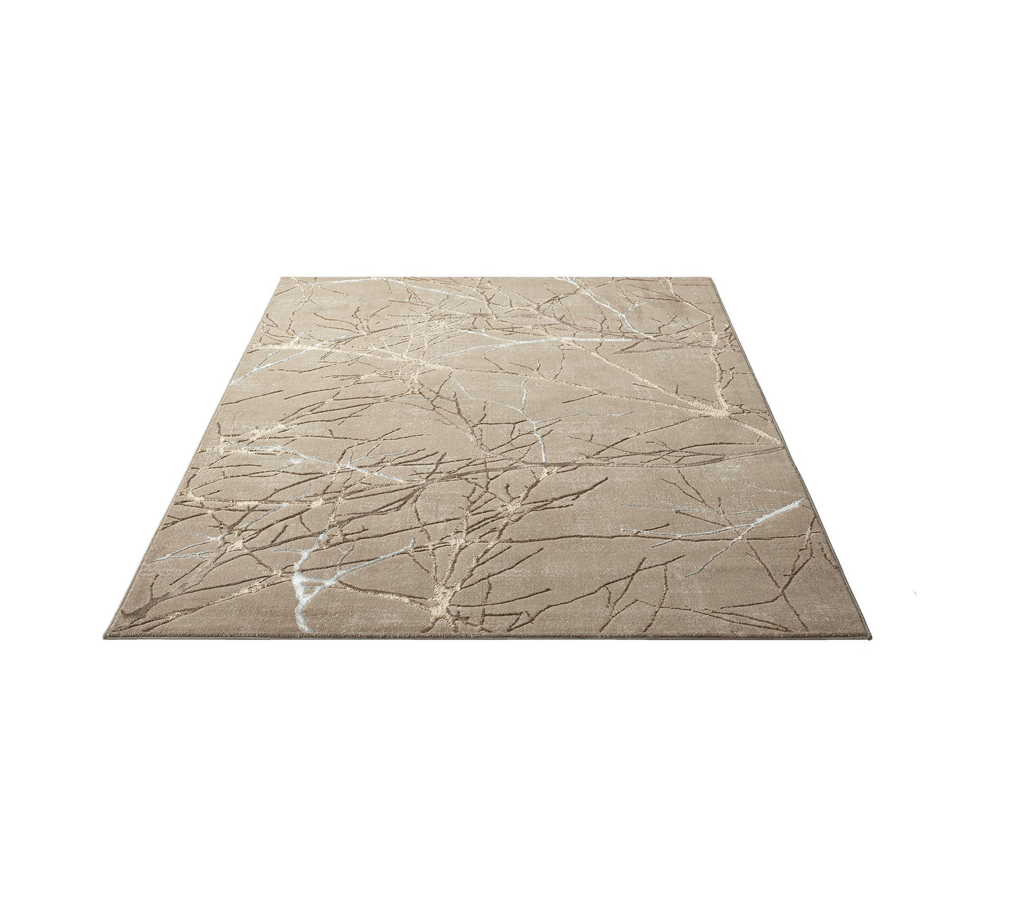 Teppich Steingeäst Beige rechteckig - 230cm x 160cm