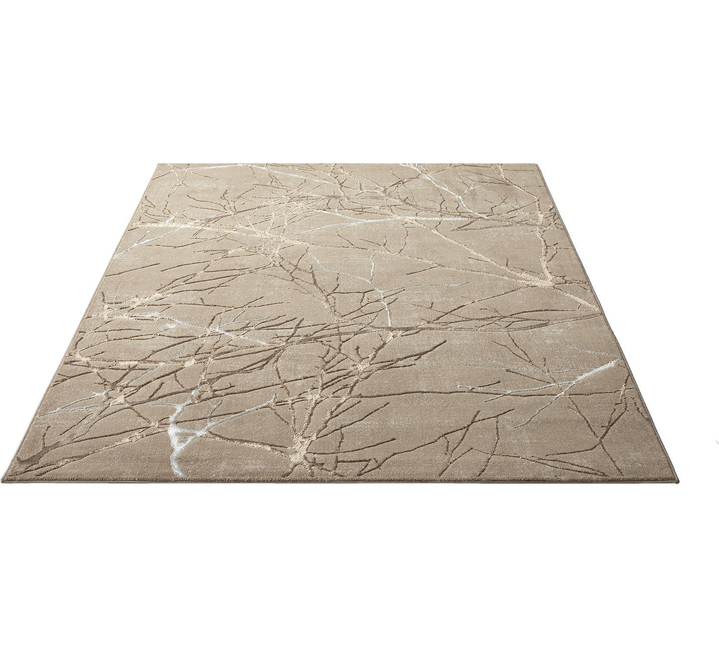 Teppich Zweiggeflecht Beige rechteckig - 290cm x 200cm