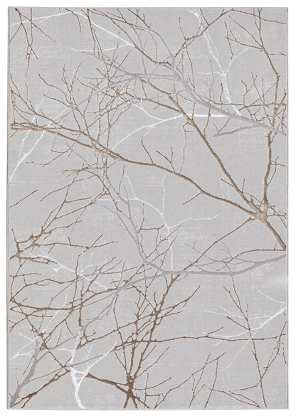 Teppich Adertraum Grau Läufer - 300cm x 80cm