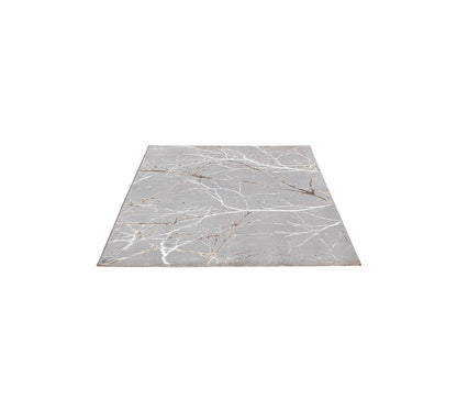 Teppich Marmoräste Grau rechteckig - 170cm x 120cm
