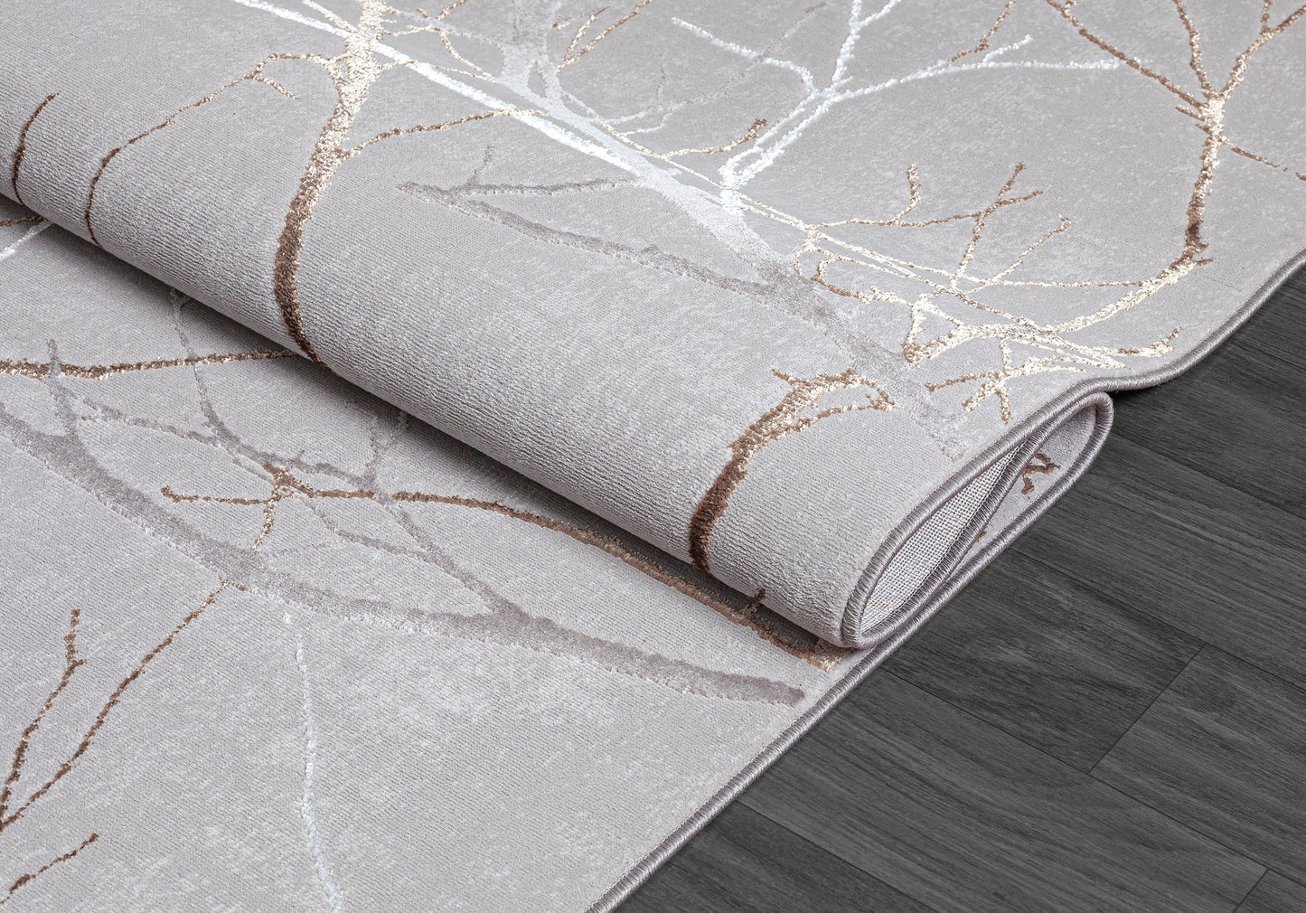 Teppich Adermosaik Grau rechteckig - 230cm x 160cm
