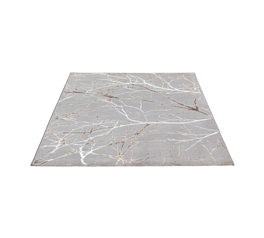 Teppich Adermosaik Grau rechteckig - 230cm x 160cm