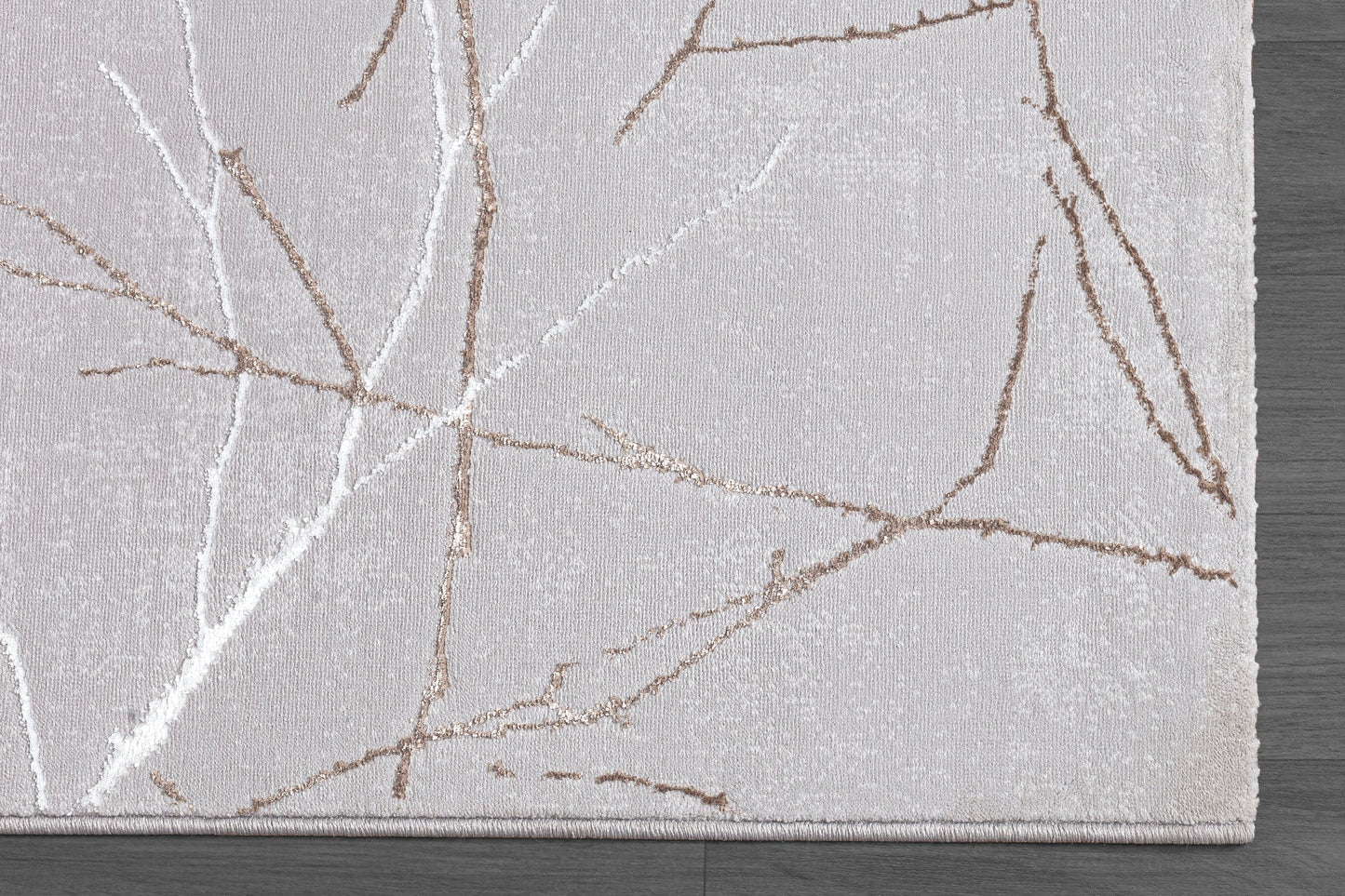 Teppich Adermosaik Grau rechteckig - 230cm x 160cm