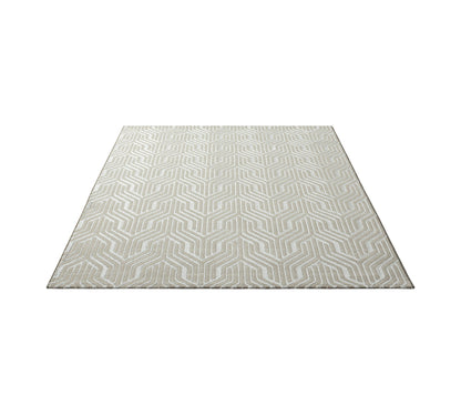 Teppich Formenfluss Creme rechteckig - 230cm x 160cm
